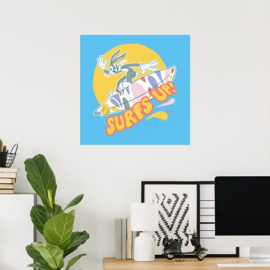 Poster BUGS BUNNY™ - Surfs Up! (Bureau à domicile)