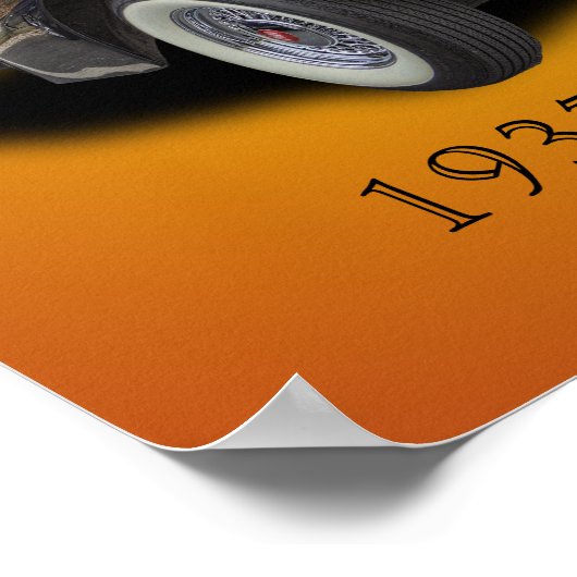 POSTER BUICK 1937 (Coin)