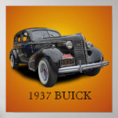 POSTER BUICK 1937 (Devant)