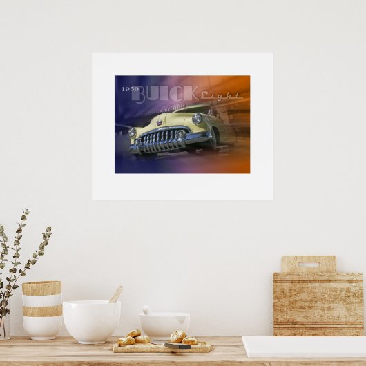Poster Buick Eight 1950 (Cuisine)