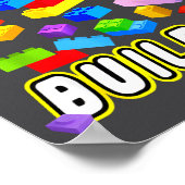 Poster Building Bricks Master Builder Construction Block  (Coin)