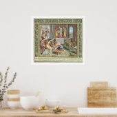 Poster Building The Temple of Solomon, illustration from (Cuisine)