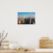 Poster Buildings Along Sheikh Zayed Road, Dubaï (Cuisine)