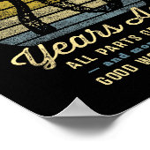 Poster Built 70 Years Ago - All Parts Original 70th Birth (Coin)