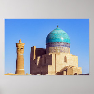 Poster Bukhara, Ouzbékistan - mosquée Kalyan