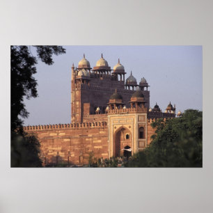 Poster Buland Darwaza (porte de la victoire) à la Dargah