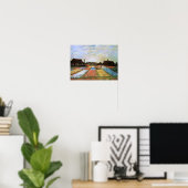 Poster Bulb Fields Holland (F186)Van Gogh Fine Art (Bureau à domicile)