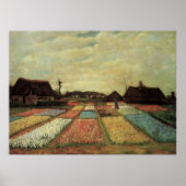 Poster Bulb Fields par Vincent van Gogh. (Devant)