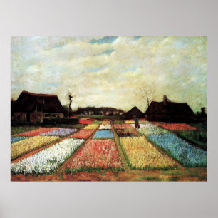 Poster Bulb Fields par Vincent van Gogh.