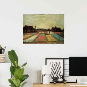 Poster Bulb Fields par Vincent van Gogh