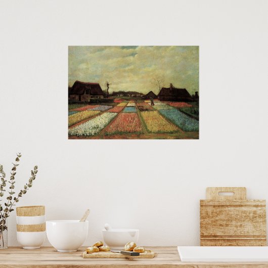 Poster Bulb Fields par Vincent van Gogh (Cuisine)