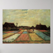 Poster Bulb Fields par Vincent van Gogh (Devant)