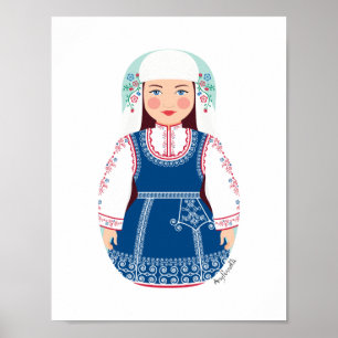 Poster bulgare Matryoshka