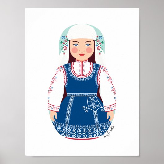 Poster bulgare Matryoshka (Devant)