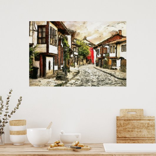 Poster Bulgarie Koprivshtitza (Cuisine)