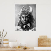 Poster Bull Chief — Apsaroke : 1908 (Cuisine)