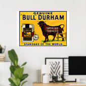 POSTER BULL DURHAM (Bureau à domicile)