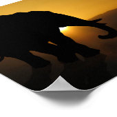 Poster Bull éléphant (Coin)