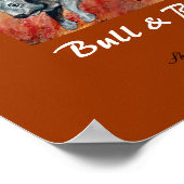 Poster Bull et Rider Print - Customisé (Coin)