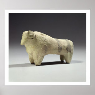 Poster Bull in the Ubaid style, c.4000-3500 BC (terracott