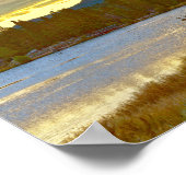 Poster Bull Moose à Sprague Lake, Colorado, Sunrise (Coin)