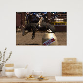 Poster Bull rider est accroché pour ma vie chère (Cuisine)