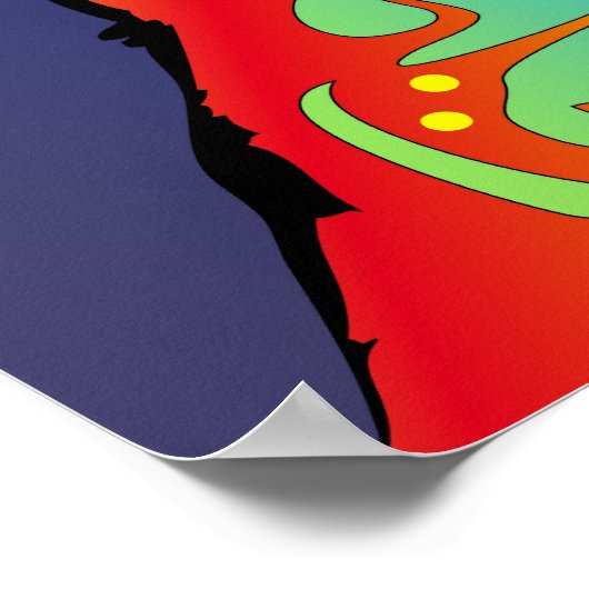 Poster Bull Terrier (Coin)