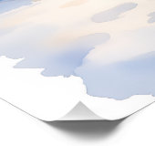 Poster Bull Terrier Cozy Cottage Christmas Tree Art (Coin)