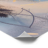 Poster Bull Terrier Dog équitation moto Noël (Coin)