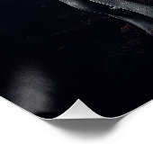 Poster Bull Terrier Halloween effroi (Coin)