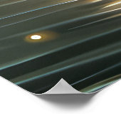 Poster Bull Terrier Noël Festive Voyage (Coin)