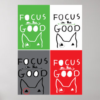 Poster Bull Terrier Pop Art Focus sur la BONNE inspiratio