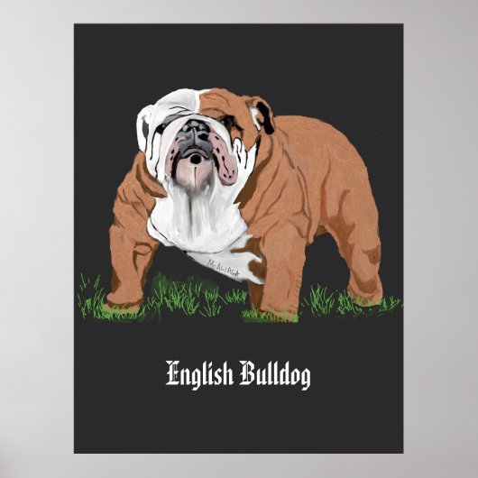 Poster Bulldog anglais (Devant)