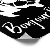 Poster Bulldog Bonjour Es (Coin)