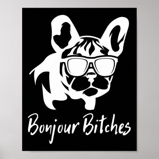 Poster Bulldog Bonjour Es (Devant)