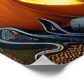 Poster Bulldog Halloween Éffrayant (Coin)