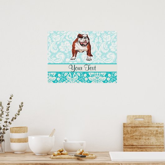 Poster Bulldog ; mignon (Cuisine)