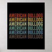 Poster Bulldog Retro (Devant)