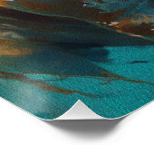 Poster Bulldog swimming in water 001 (Coin)