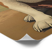 Poster Bulldog Vintage Art (Coin)