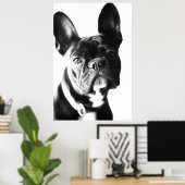 Poster Bulldogg français (Bureau à domicile)