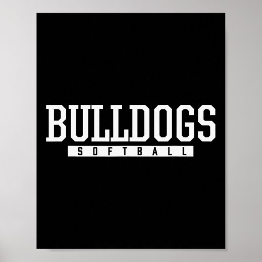 Poster Bulldogs de Frostproof Softll Hs (Devant)