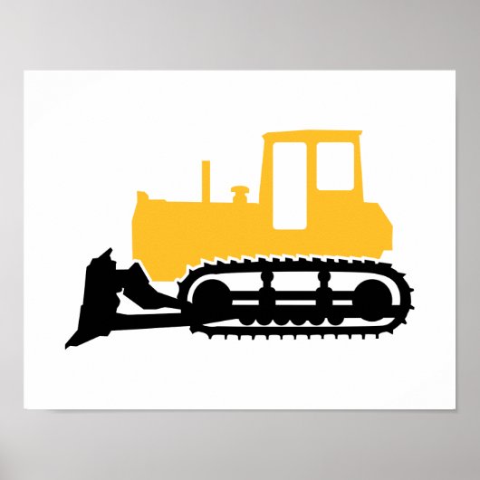 Poster Bulldozer (Devant)