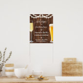 Poster Bulle d'accueil occidentale et brasseries pour cou (Cuisine)