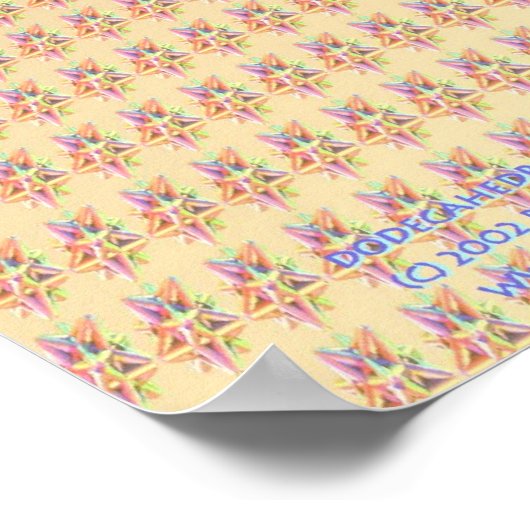 Poster Bulle de Dodecahedral (Coin)