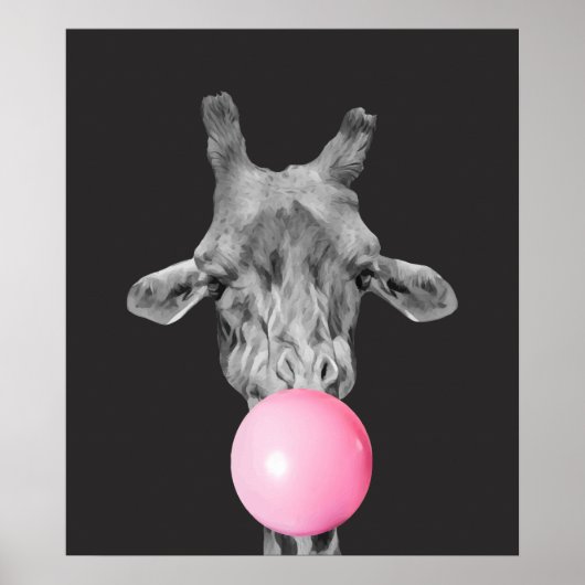 Poster bulle de girafe (Devant)