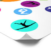 Poster Bulle de gymnastique (Coin)