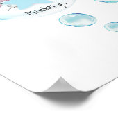 Poster Bulle de savon de hamster mignon (Coin)