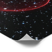 Poster Bulle de supernova céleste Photo de l'espace (Coin)
