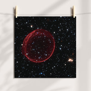 Poster Bulle de supernova céleste Photo de l'espace
